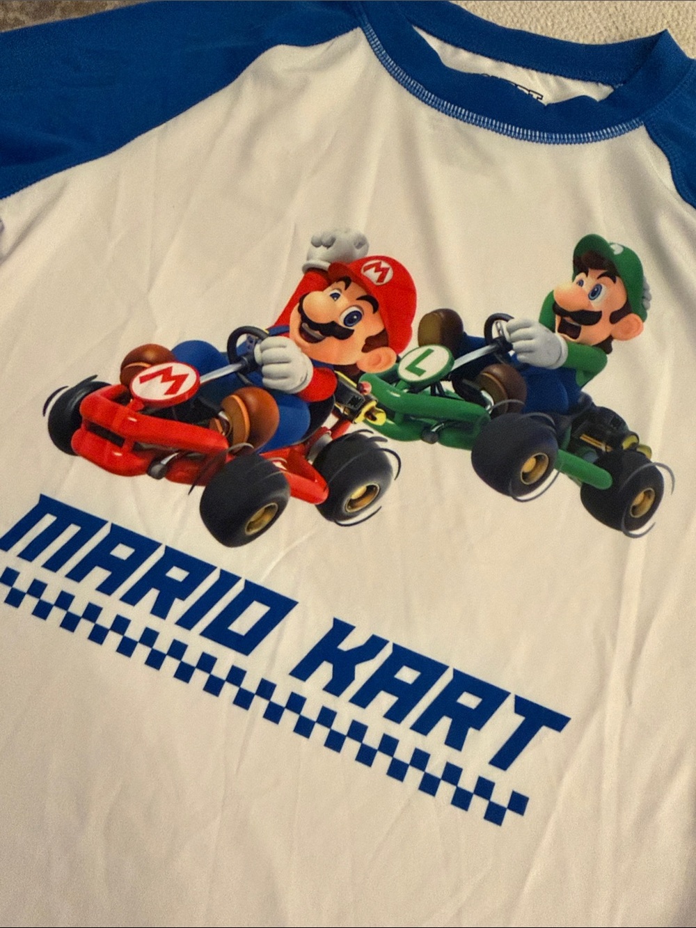 Nintendo Mario Kart Boys Swim Set - Blue/White/Green - Picture 7 of 8